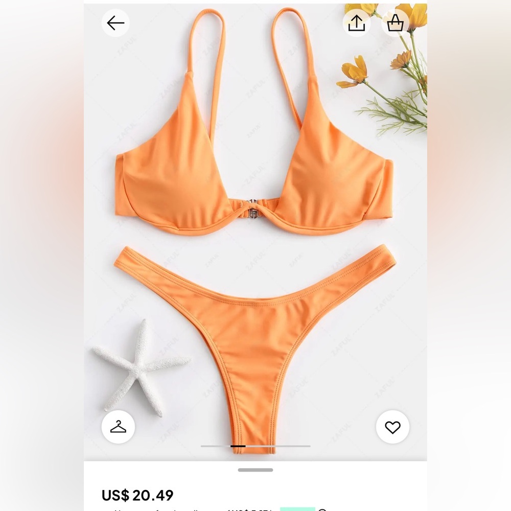 Push Up Plunge Bathing Suit